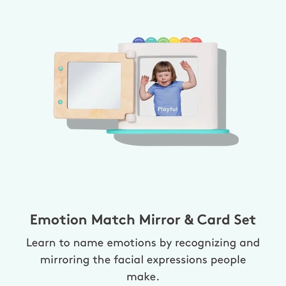 Lovevery Emotional Match Mirror & Card Set - Picture 1 of 3